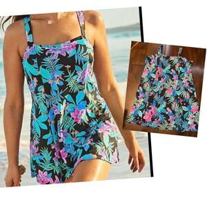 New! Swimsuits for All PRINCESS-SEAM SWIM DRESS 18